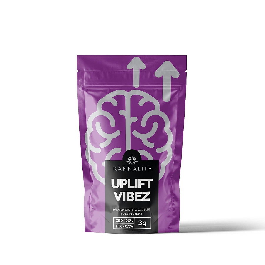 UPLIFT VIBEZ 3g Ελληνικοί βιολογικοί ανθοί CBD